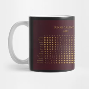 Lunar Calendar 2021 - Northern Hemisphere Mug